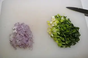 Soupe rustique aux poireaux et choux de Bruxelles : Étape 7