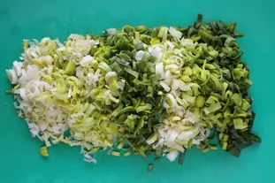 Soupe poireaux-topinambours : Étape 2