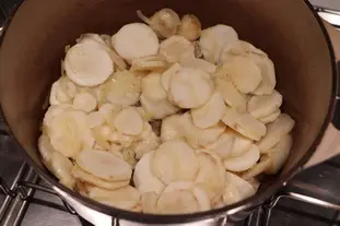 Soupe poireaux-topinambours : Étape 4