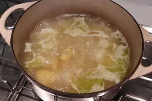 Soupe poireaux-topinambours : Étape 5