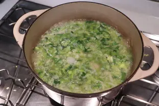 Soupe poireaux-topinambours : Étape 6
