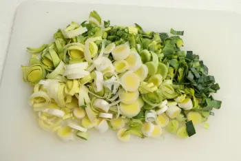 Potage poireaux-céleri : Étape 2