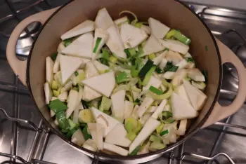 Potage poireaux-céleri : Étape 5