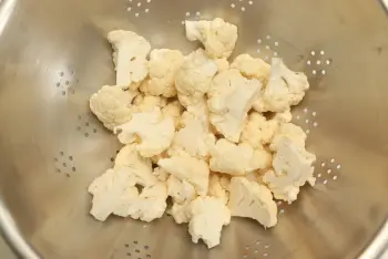 Potage bettes et chou fleur : Étape 1