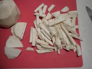 Potage céleri et moutarde : Étape 1