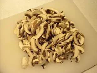 Velouté de champignons : Étape 1