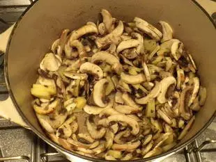 Velouté de champignons : Étape 5