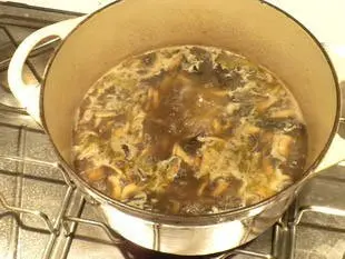 Velouté de champignons : Étape 6