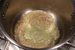 Velouté potimarron-poireaux : Étape 4