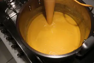 Velouté potimarron-poireaux : Étape 8