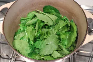 Potages de fanes : Étape 6