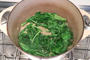 Potages de fanes : Étape 7