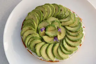 Tarte fine à l'avocat