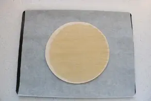 Tarte fine à l'avocat : Étape 1