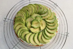 Tarte fine à l'avocat : Étape 8