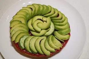Tarte fine, gelée de tomates et avocat : Étape 16