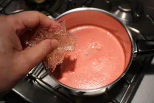 Tarte fine, gelée de tomates et avocat : Étape 5