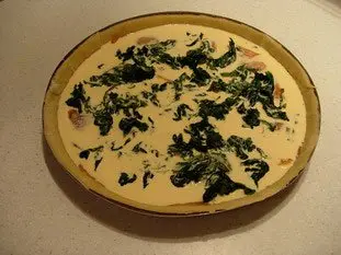 Quiche saumon-épinards : Étape 9