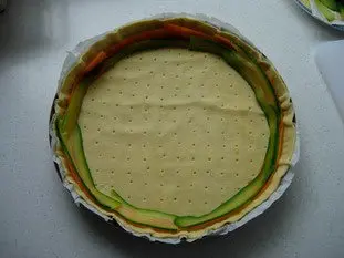 Tarte fine de légumes en rosace : Étape 10