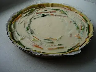 Tarte fine de légumes en rosace : Étape 13