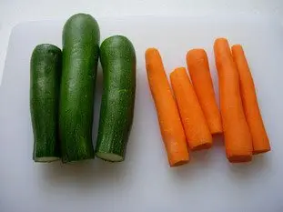 Tarte fine de légumes en rosace : Étape 2