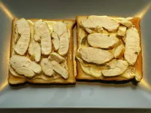 Sandwich club au poulet : Étape 10