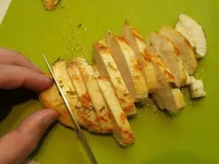 Sandwich club au poulet : Étape 9