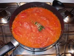 Sauce tomate (pour pizza) : Étape 2