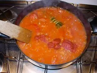 Sauce tomate (pour pizza) : Étape 3
