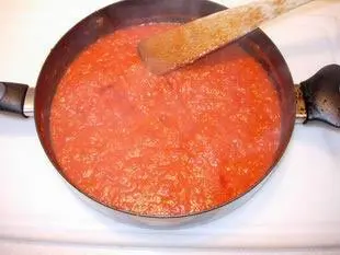 Sauce tomate (pour pizza) : Étape 4