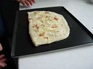 Fougasse aux lardons et au Comté : Étape 12