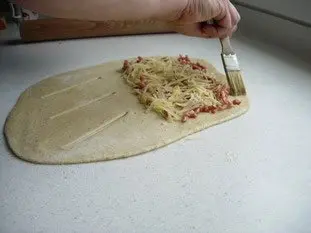 Fougasse aux lardons et au Comté : Étape 8