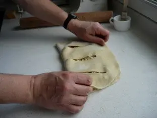 Fougasse aux lardons et au Comté : Étape 9