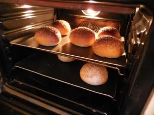 Pains pour hamburger : Étape 11