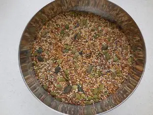 Pain aux graines : Étape 1