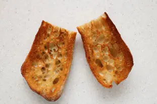 Pan con tomate : Étape 2