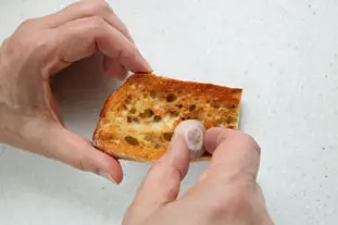 Pan con tomate : Étape 3