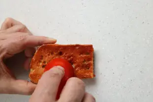 Pan con tomate : Étape 4