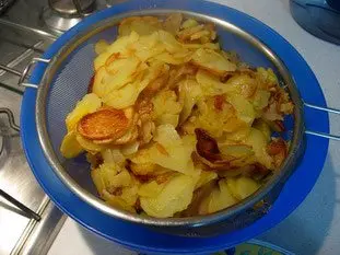 Tortilla de pommes de terre : Étape 8