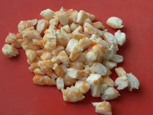 Pommes de terre aux crevettes : Étape 2