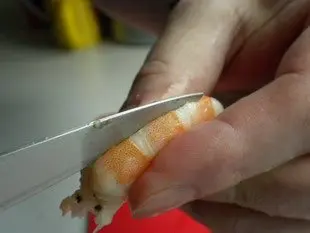 Crevettes vietnamiennes : Étape 1