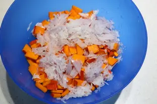 Tortillas au potimarron et haricots rouges : Étape 2