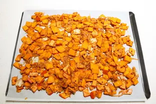 Tortillas au potimarron et haricots rouges : Étape 4