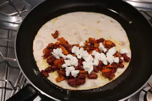 Tortillas au potimarron et haricots rouges : Étape 9