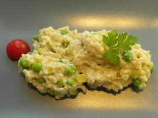 Risotto aux petit-pois "Mantecare"