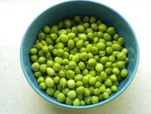 Risotto aux petit-pois "Mantecare" : Étape 1