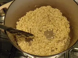 Risotto aux petit-pois "Mantecare" : Étape 10