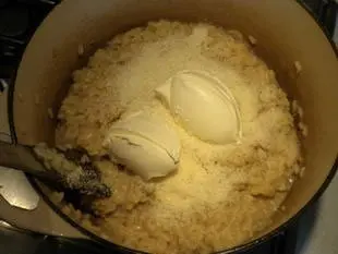 Risotto aux petit-pois "Mantecare" : Étape 13