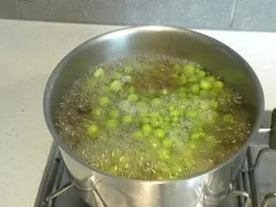 Risotto aux petit-pois "Mantecare" : Étape 2