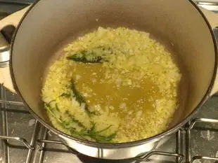 Risotto aux petit-pois "Mantecare" : Étape 5